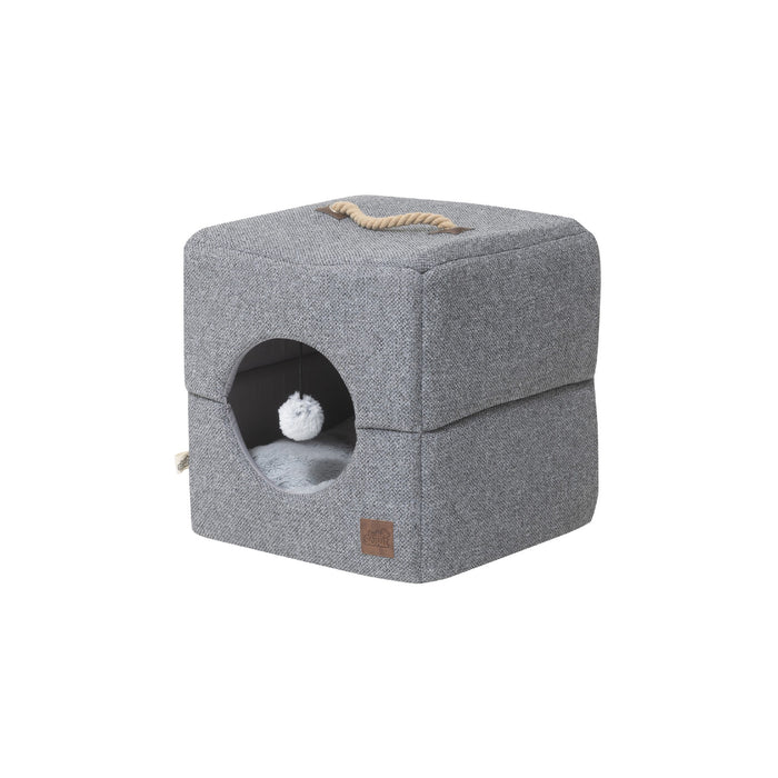 Indie & Scout Foldable Pet Cube Charcoal
