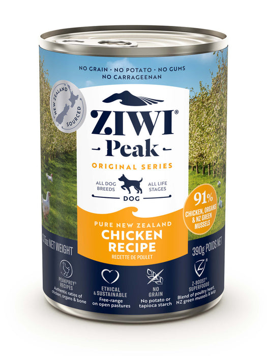 Ziwi Peak Dog Can Chicken 390g