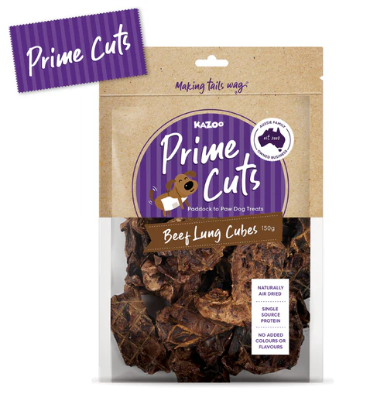 Kazoo Prime Cuts Beef Lung Cubes - 150g