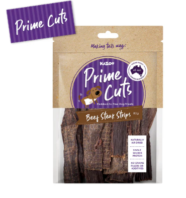 Kazoo Prime Cuts Beef Steak Strips - 80g