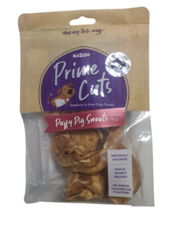 Kazoo Prime Cuts Puffy Pig Snouts - 3pk 50g