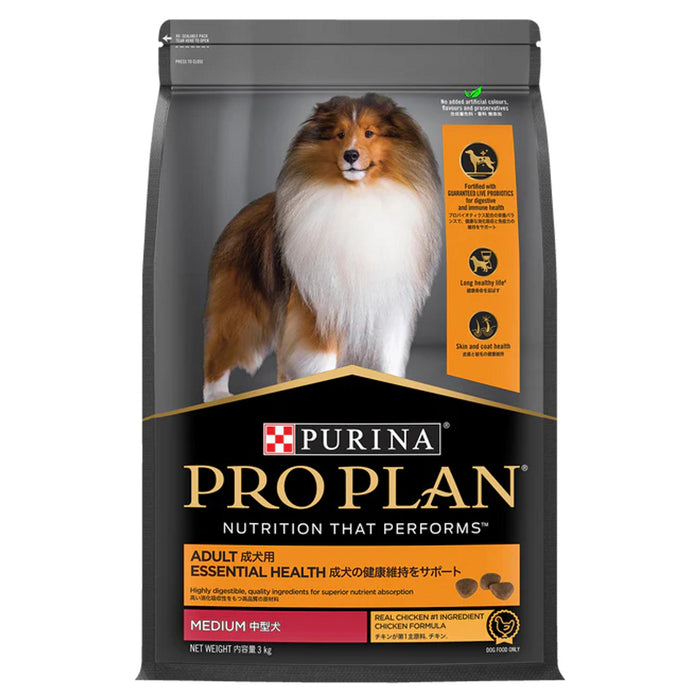 Proplan Dog Adult Essential Medium Breed 3kg