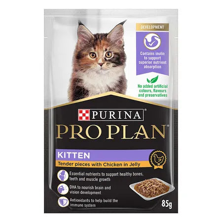 Proplan Kitten Jelly 85g 12pk - Chicken