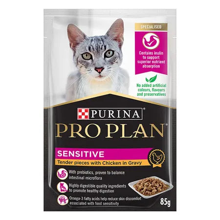 Proplan Cat Sensitive 85g 12pk - Chicken