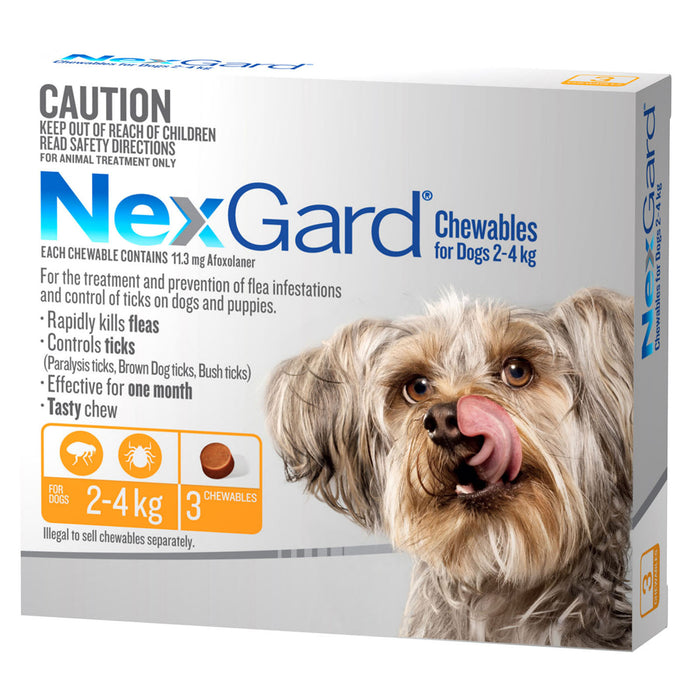 Nexgard Very Small Dog Orange