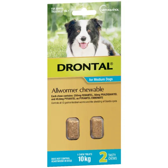 Drontal Dog Chews 10kg