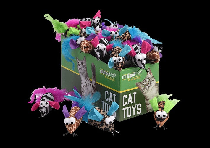 Multipet SAFARI MICE CAT TOY A
