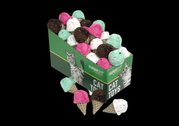Multipet ICE CREAM CONE CAT TO