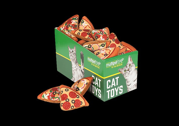 Multipet PIZZA CAT TOY Asstd.