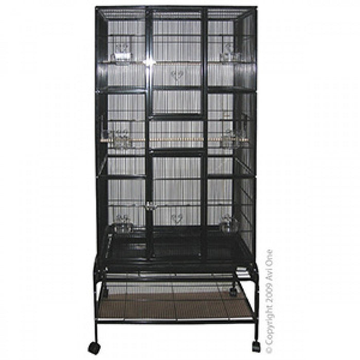 Cage 604 Square Tall Black 83.
