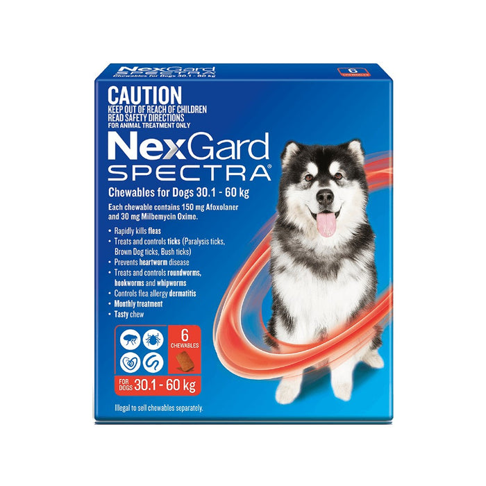 Nexgard Spectra Extra Large Dog Red