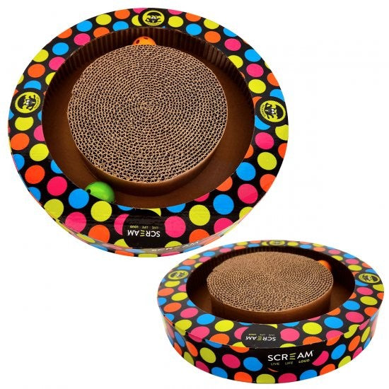 ROUND PLAY CAT SCRATCHER