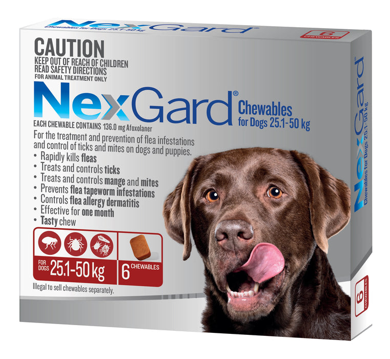 Nexgard Large Dog Red