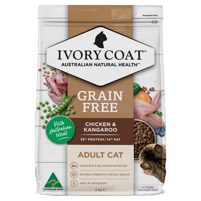 Ivory Coat Cat Chicken & Roo 2kg