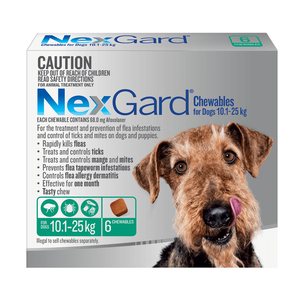 Nexgard Medium Dog Green