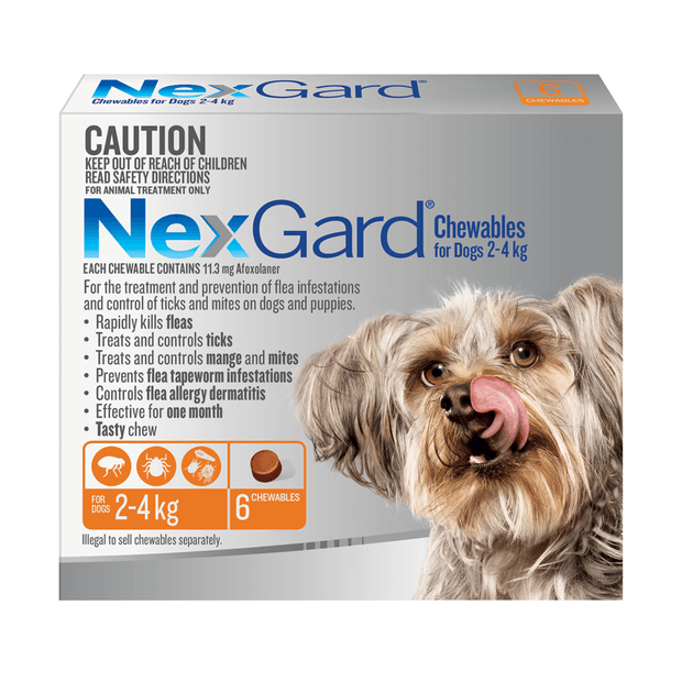 Nexgard Very Small Dog Orange