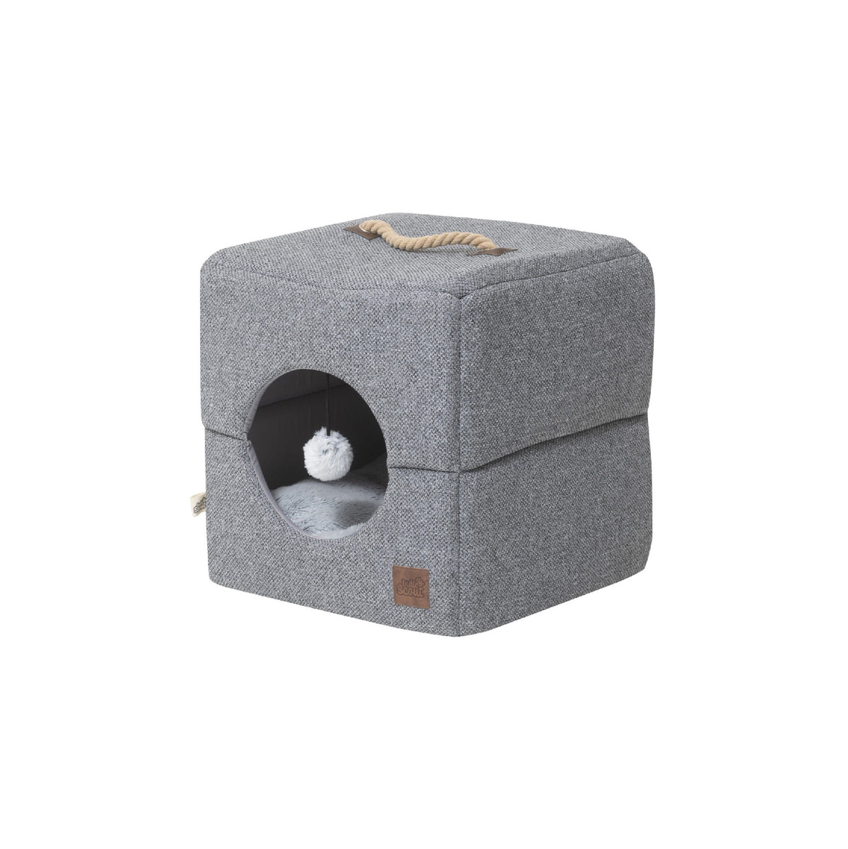 Indie & Scout Foldable Pet Cube Charcoal — Pet Superstore