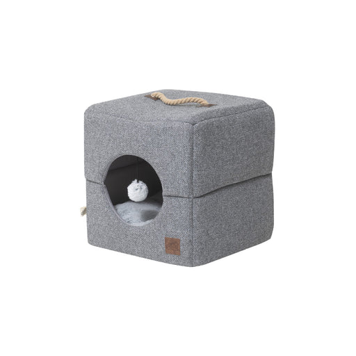 Indie & Scout Foldable Pet Cube Charcoal