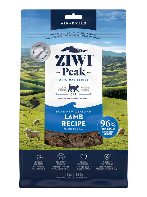 Ziwi Peak Air Dried Cat Food Lamb 400g