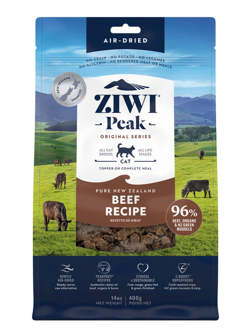 Ziwi Peak Air Dried Cat Food Beef 400g