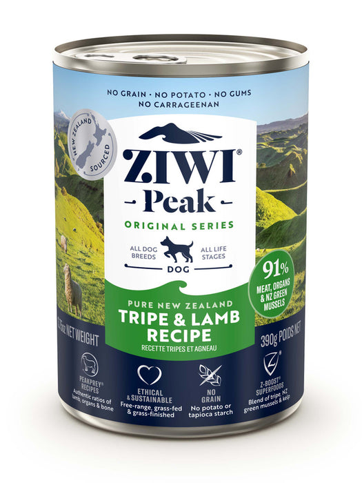 Ziwi Peak Dog Can Tripe & Lamb 390g