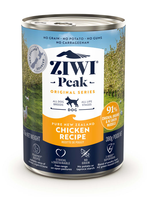 Ziwi Peak Dog Can Chicken 390g