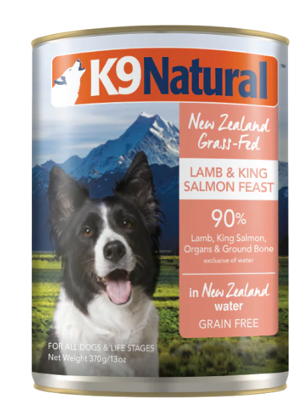 K9 Natural Lamb & Kind Salmon Feast Can 370g