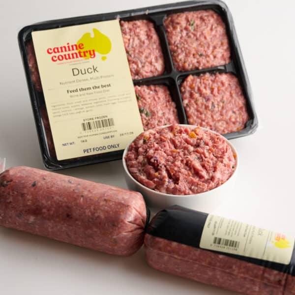CANINE COUNTRY Duck BARF Roll 1kg