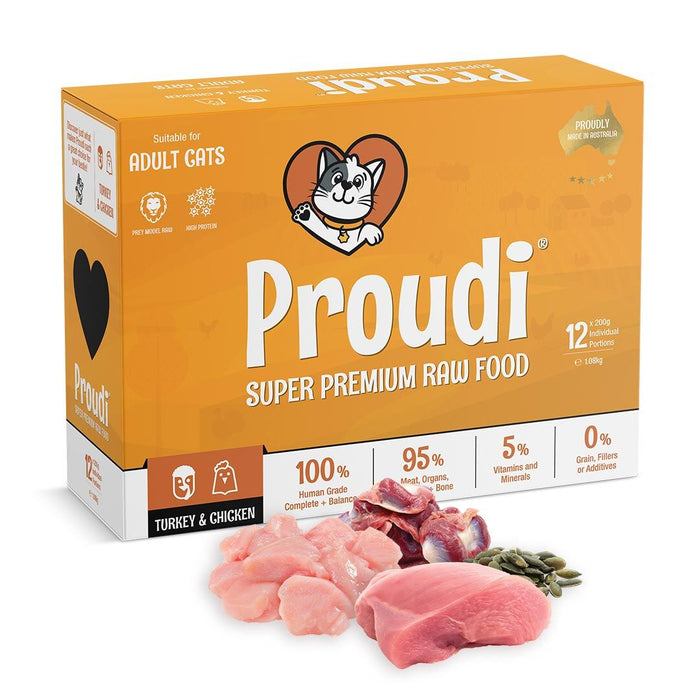 Proudi NEW Turkey & Chicken Cat