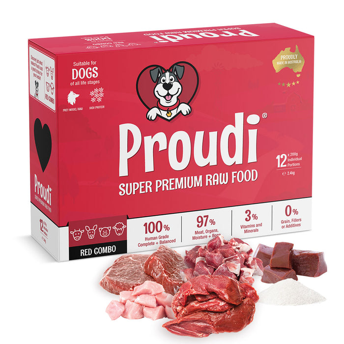 Proudi NEW Red Combo Dog