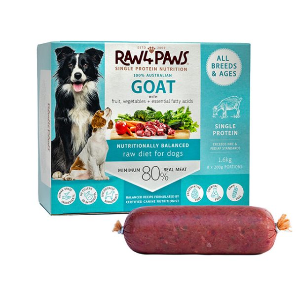RAW 4 PAWS GOAT ROLLS 8 X 200G