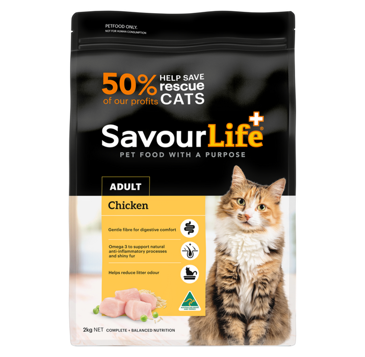 Savour Life Chicken Adult Cat Dry Food 2kg