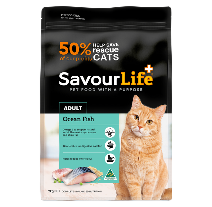 Savour Life Ocean Fish Adult Cat Dry Food 2kg
