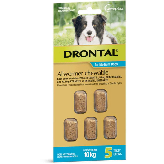 Drontal Dog Chews 10kg