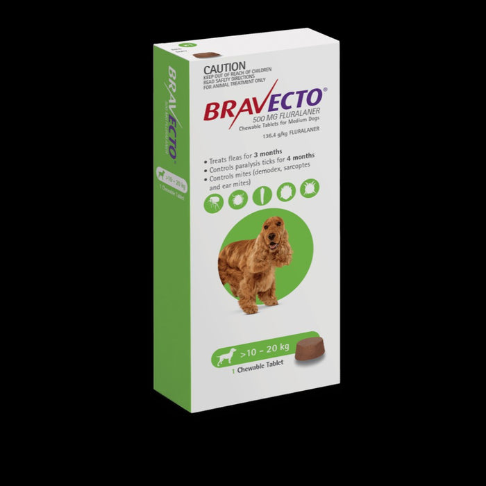 Bravecto Chew Medium Dog 10-20kg