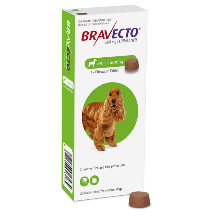 Bravecto Chew Medium Dog 10-20kg