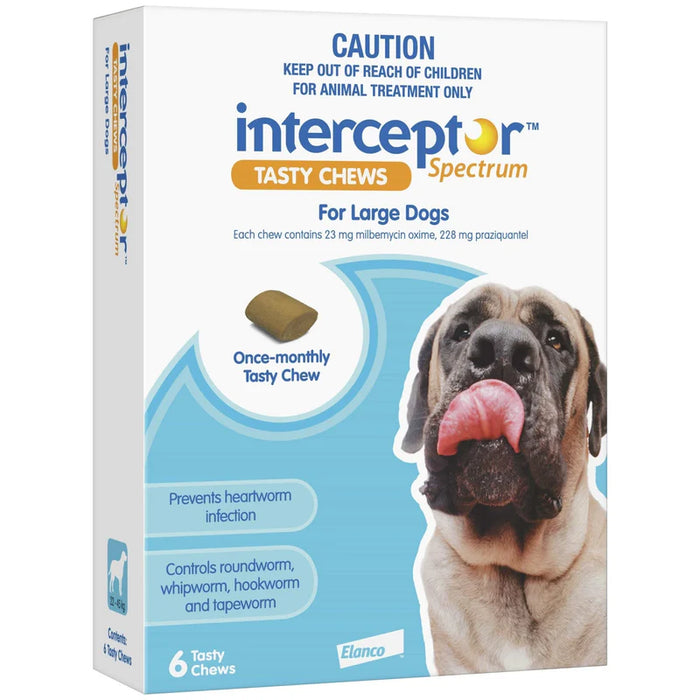 Interceptor Chews Large Dog 22-45kg