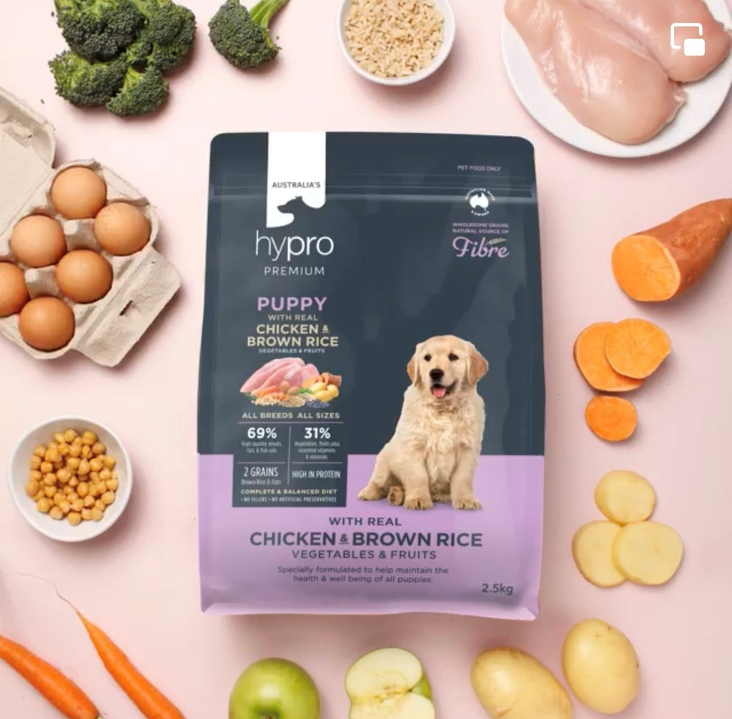Hypro Wholesome Grains Puppy Chicken & Brown Rice Dog Food 2.5kg